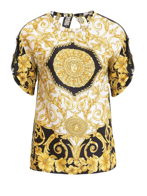 versace print blouse|versace blouses for women.